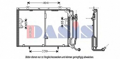 AKS DASIS 122290n -  Конденсатор, кондиционер